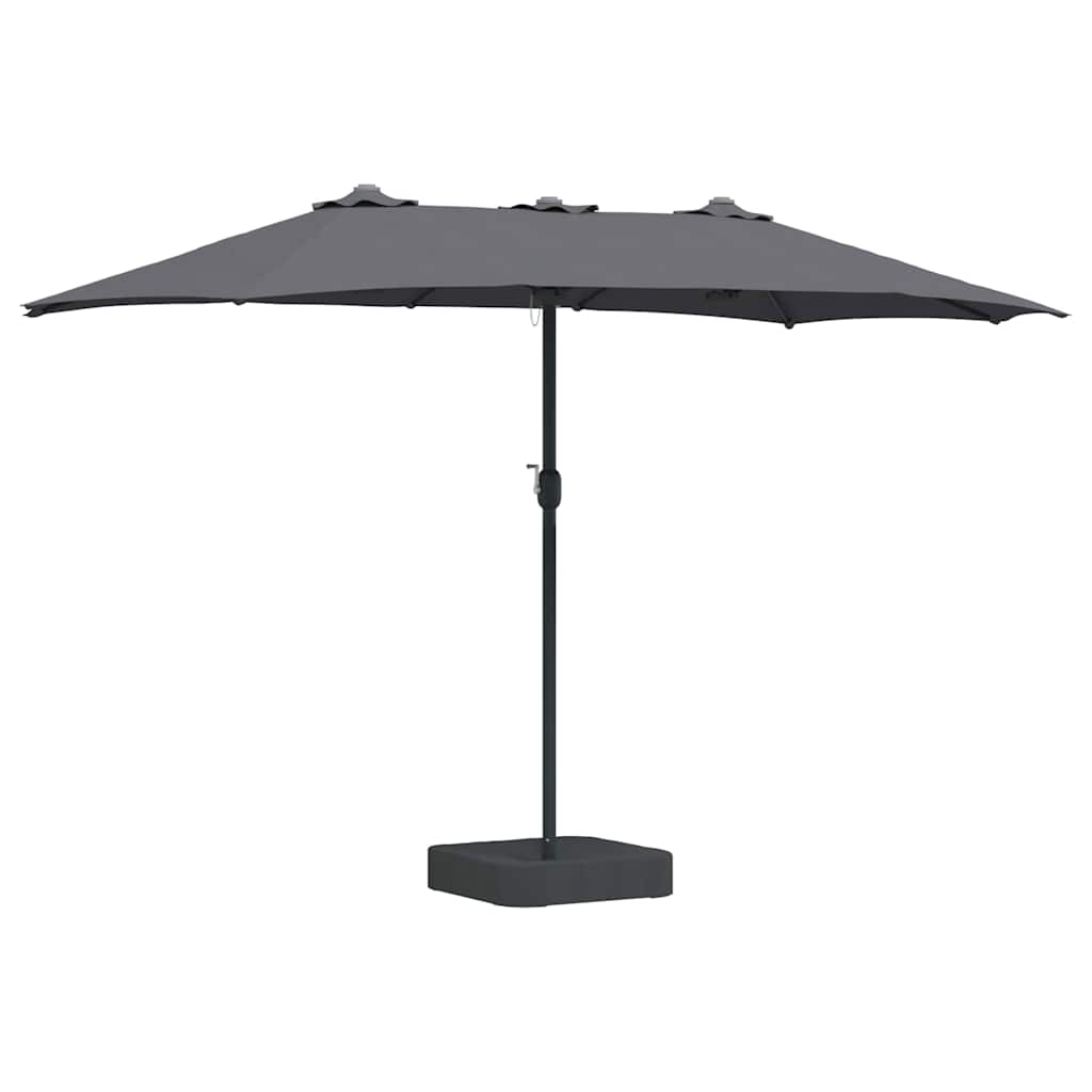 Vidaxl tuinparasol antraciet 385 x 209 x 244 cm polyester en staal