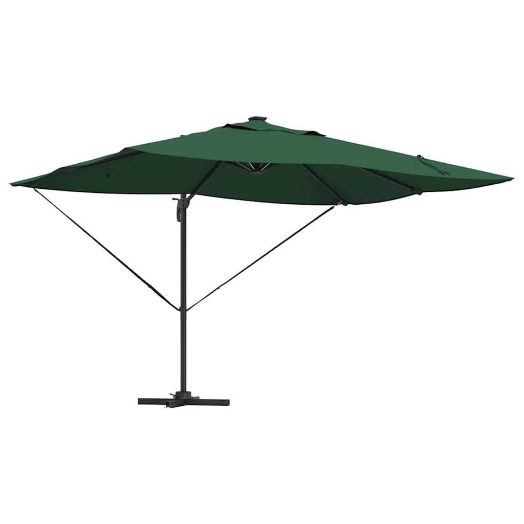Vidaxl parasol groen 352 x 251 x 265 cm polyester en aluminium