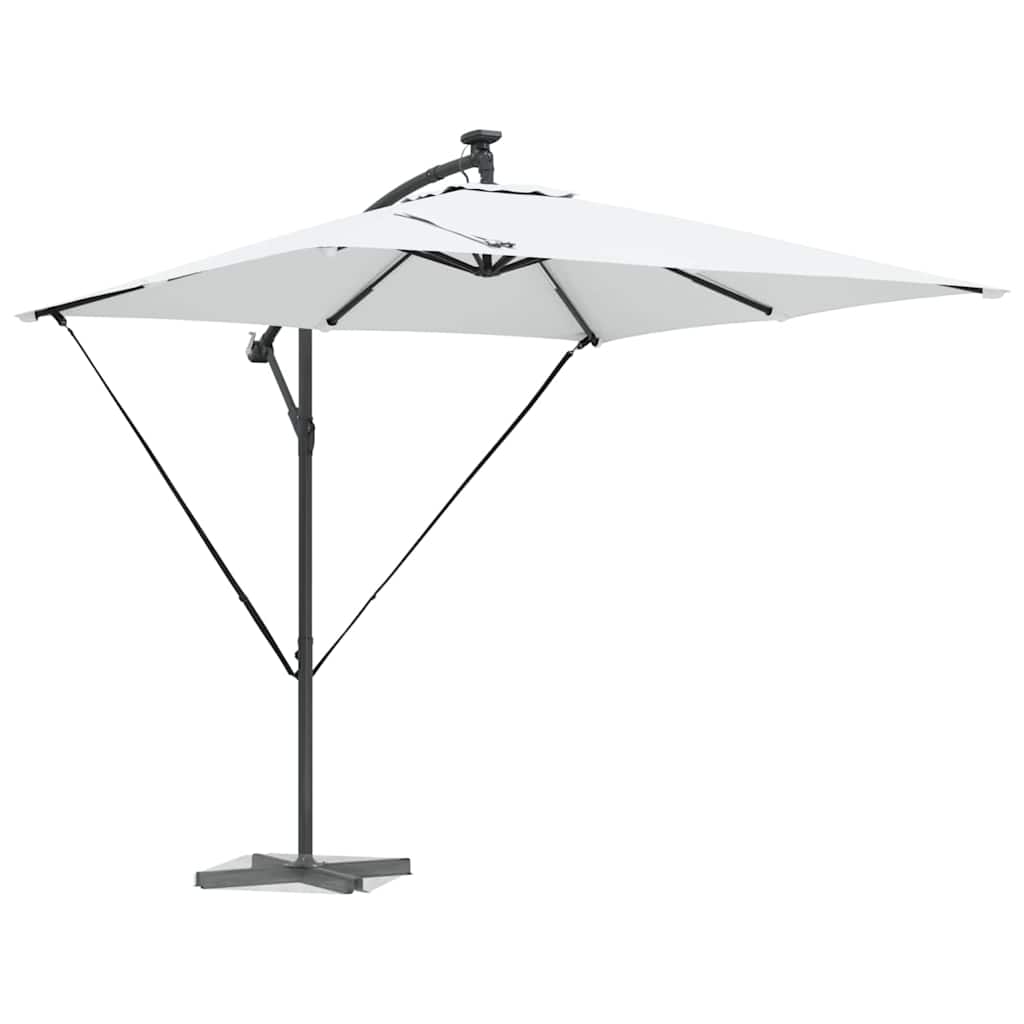 Vidaxl cantilever banana parasol zand 249 x 249 x 250 cm