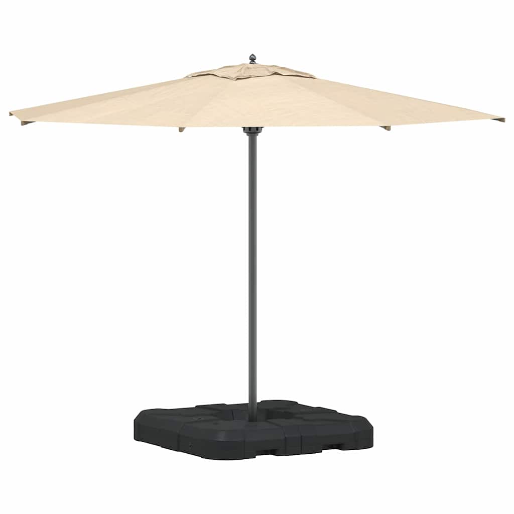 Vidaxl vrijhangende parasolvoet zwart 88,5 x 88,5 x 12 cm