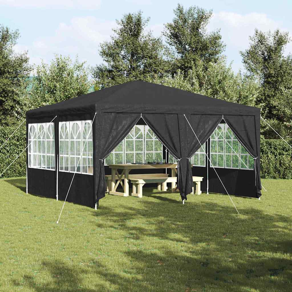 Vidaxl partytent antraciet 400 x 400 x 266 cm polyetheen