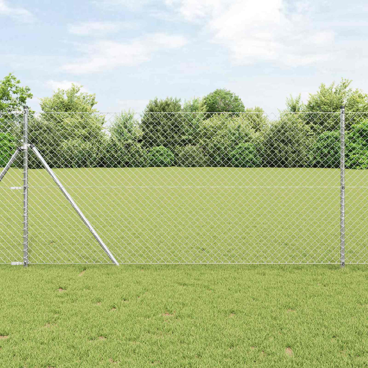 Vidaxl kettenschakelhek zilver 10 x 1,4 m gegalvaniseerd staal