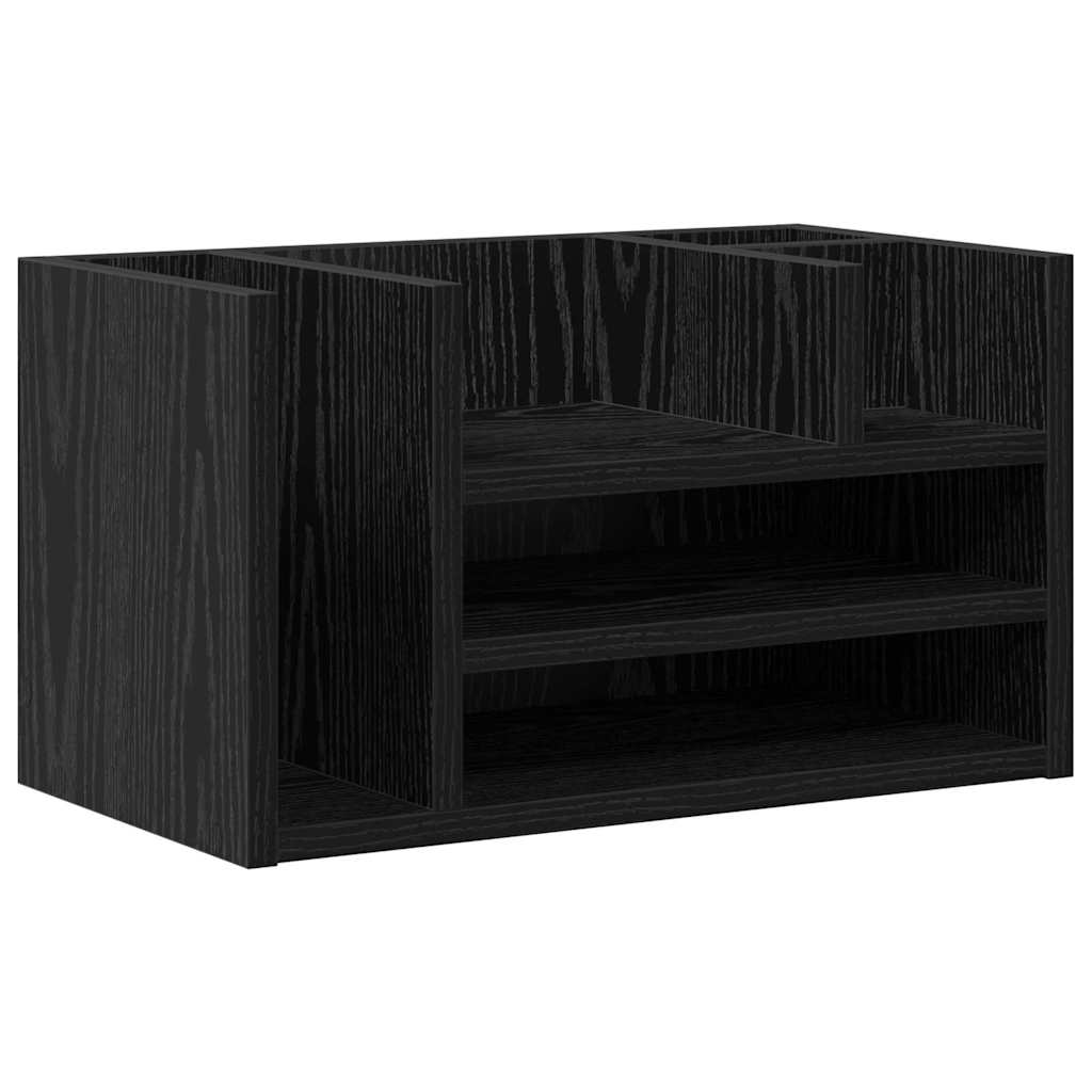 Vidaxl bureau organizer oudhout 44,5 x 24 x 25 cm bewerkt hout