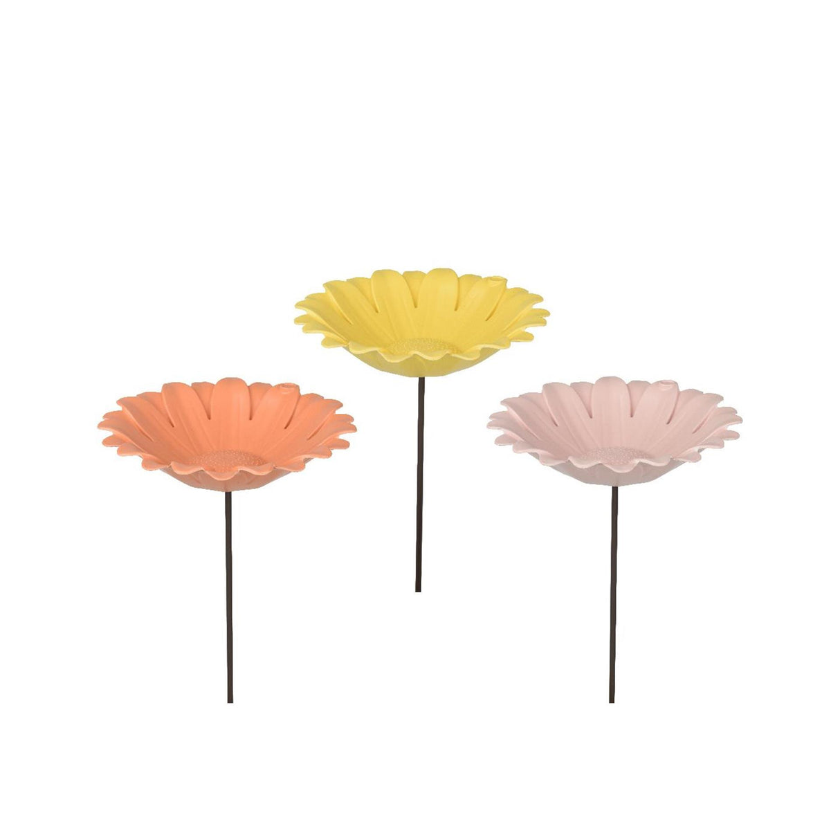 Decoris Vogelhäuschen, Blume auf Stiel, 20,3 x 63 cm