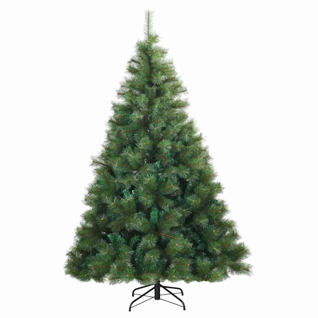 Vidaxl kunstmatige inklapbare kerstboom groen 180 cm pvc, staal