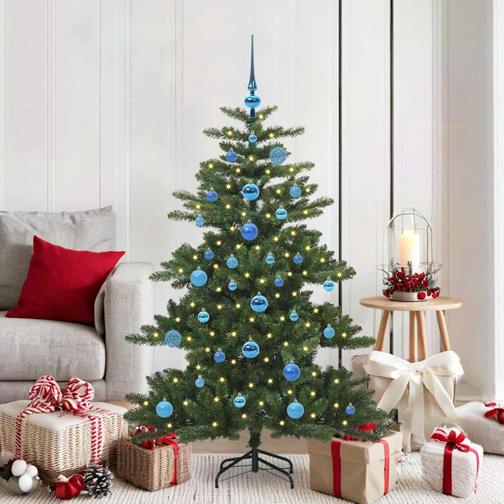 Vidaxl kunstmatige inklapbare kerstboom groen 150 cm pvc en staal