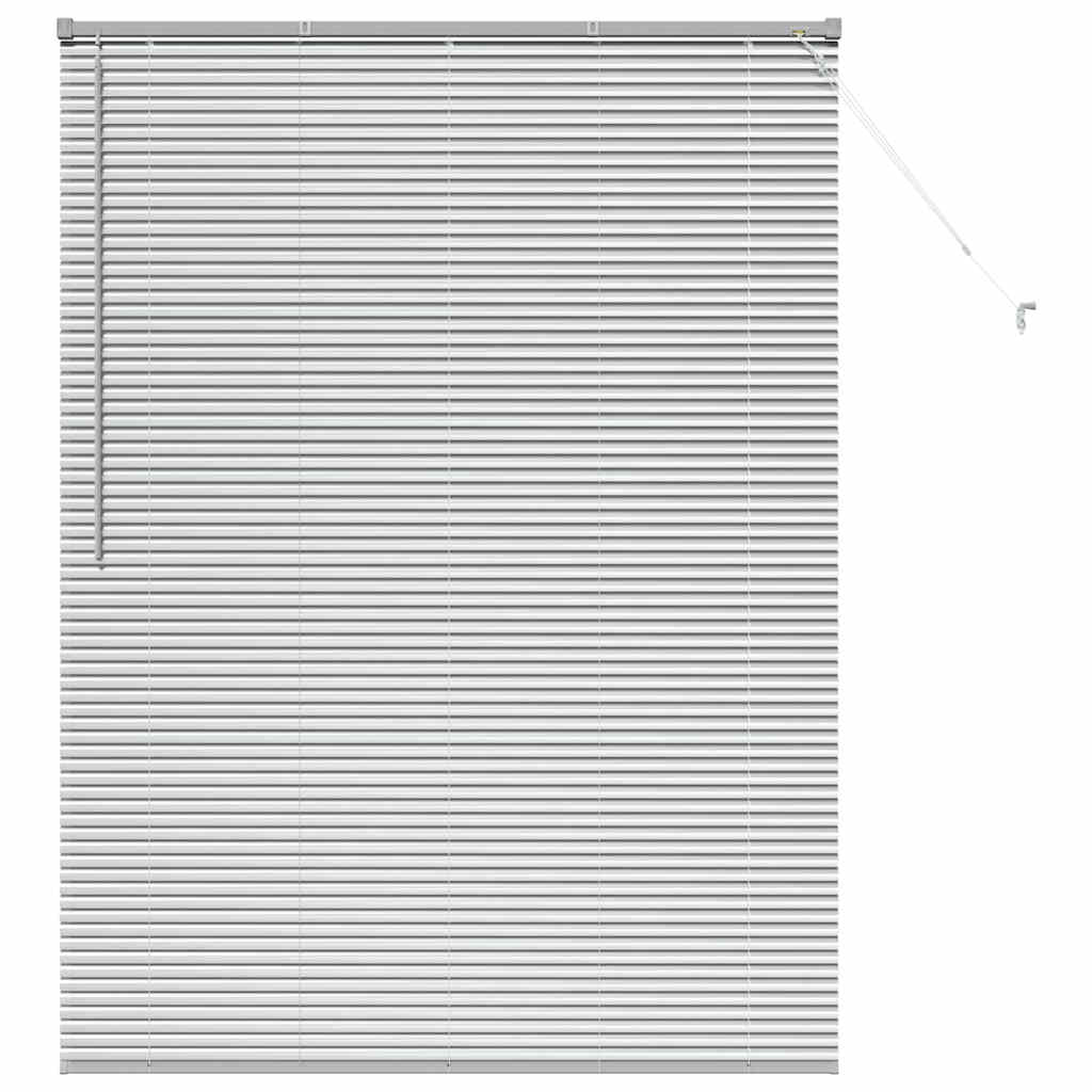 Vidaxl venetiaanse jaloezieën zilver 175 x 125 cm aluminium