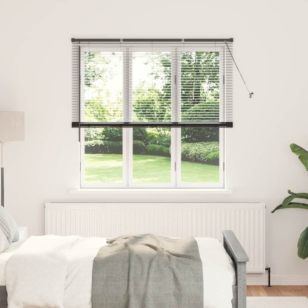 Vidaxl venetiaanse jaloezieën zwart 175 x 145 cm aluminium