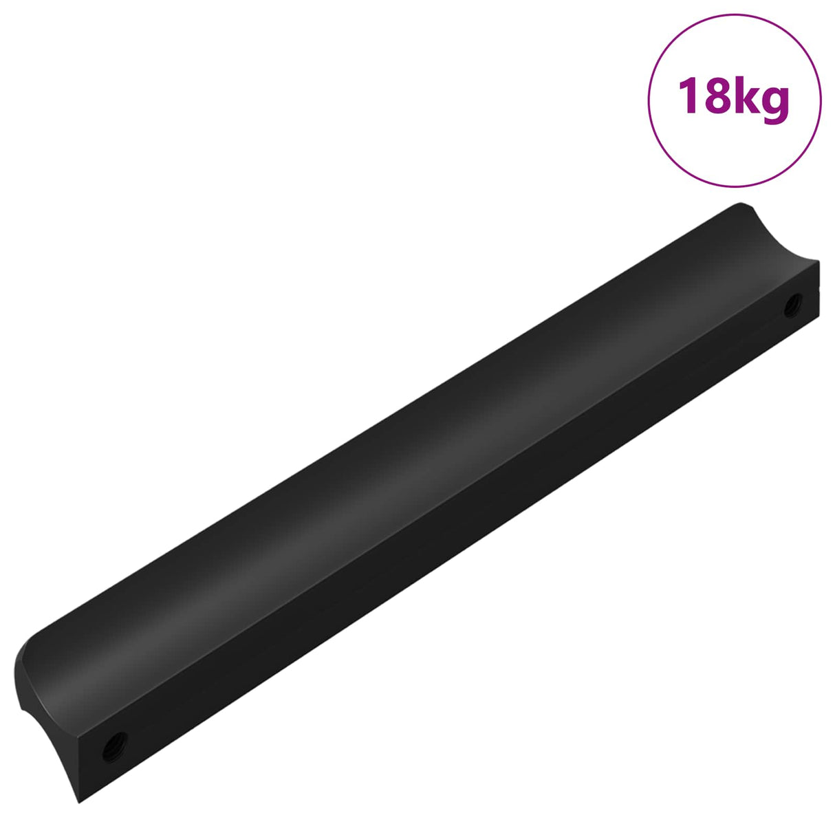 Vidaxl handvat 973 pcs zwart 106 x 7,4 x 15,5 mm aluminium