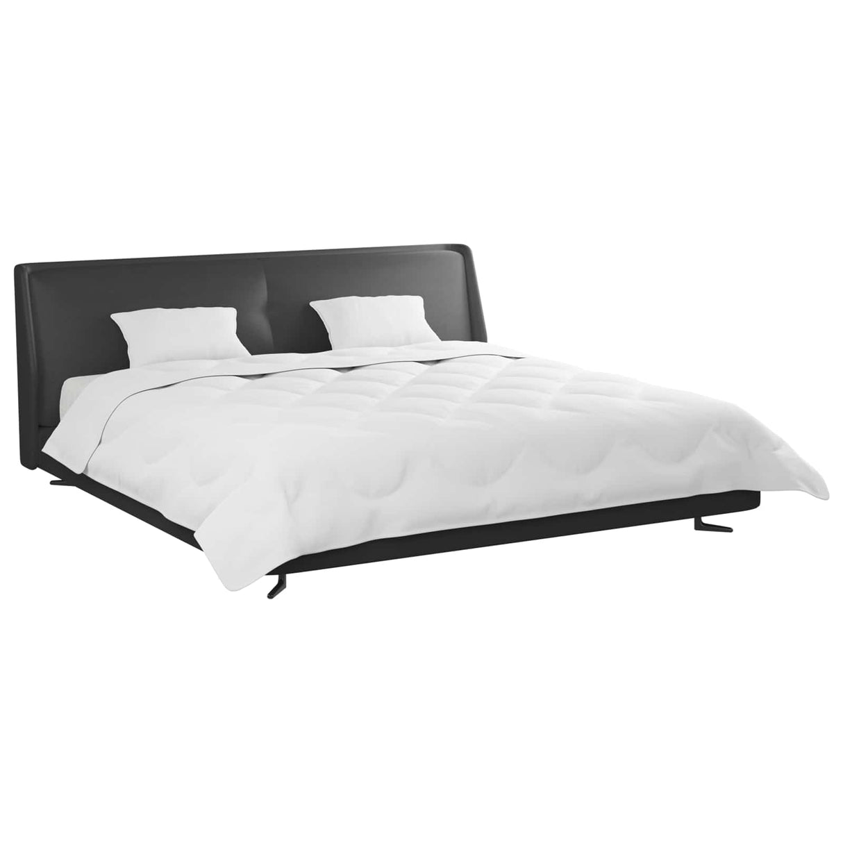 Vidaxl dekbed met kussen 3 pcs wit microfibre