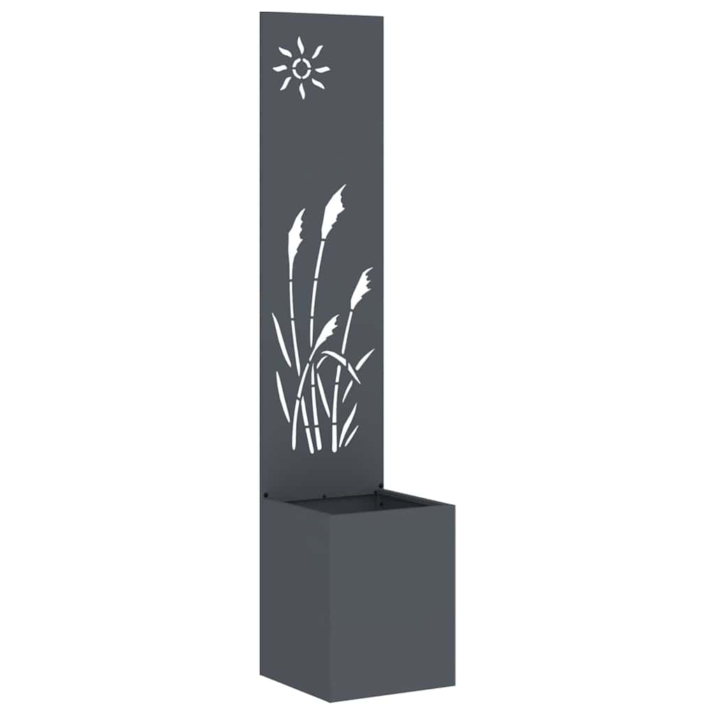 Vidaxl tuin privacy screen fretwerk antraciet 50 x 32 x 150 cm