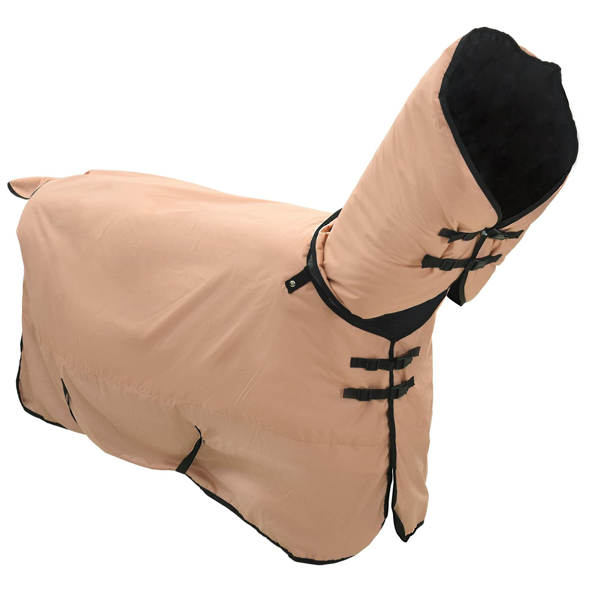 Vidaxl paardendeken cappuccino 75 cm polyester
