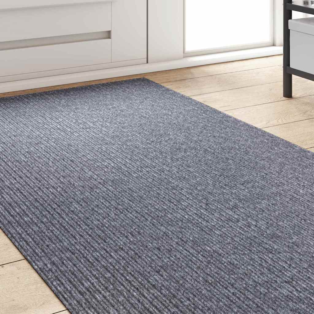 Vidaxl tapijt loper lichtgrijs 80 x 400 cm stof