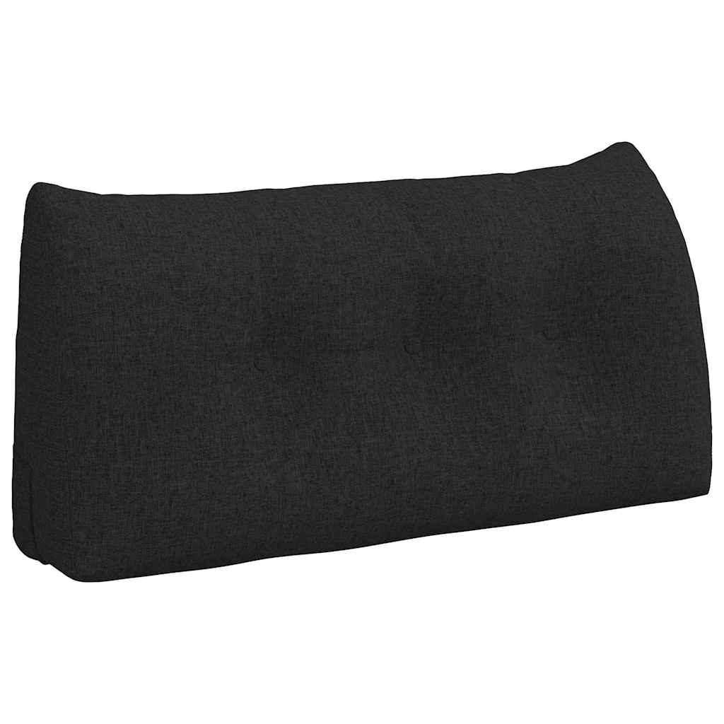 Vidaxl rugkussen zwart 100 x 24 x 50 cm stof