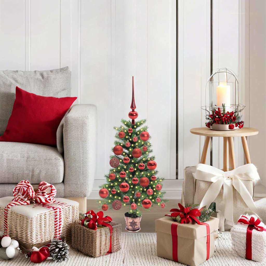 Vidaxl kerstboom met 150 led met standaard groen 65 cm pe