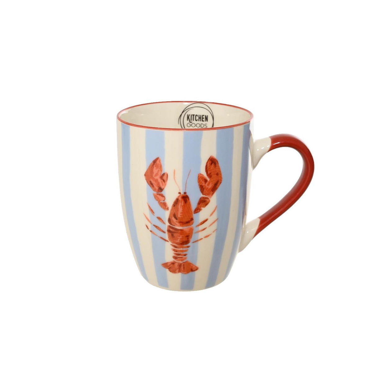 Decoris Becher Hummer aus Porzellan 11,7x8x10,3cm