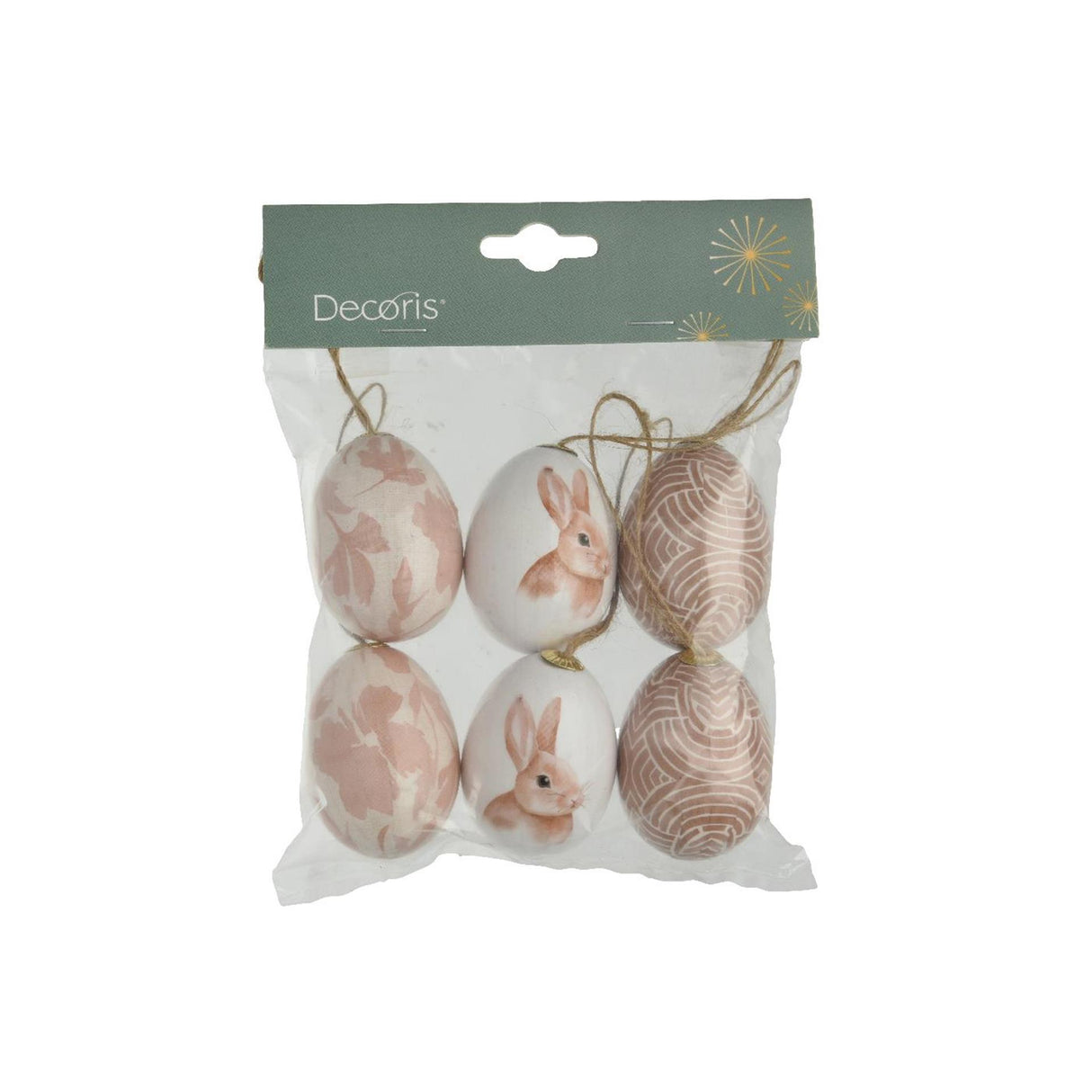 Decoris Hängedekoration Eierschaum ø4xh6cm