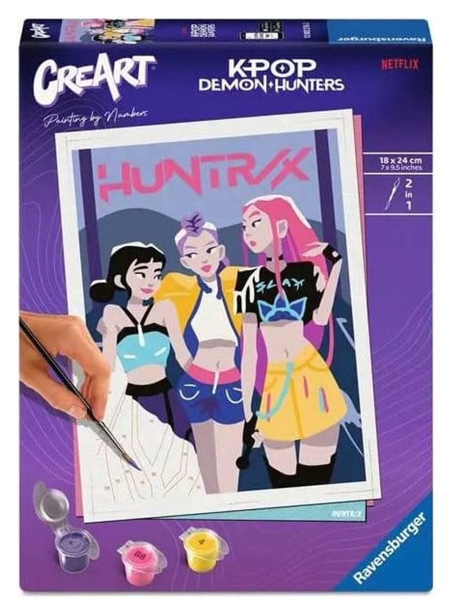 Ravensburger – Creart – Malen nach Zahlen – Kpop Demon Hunters Huntr x