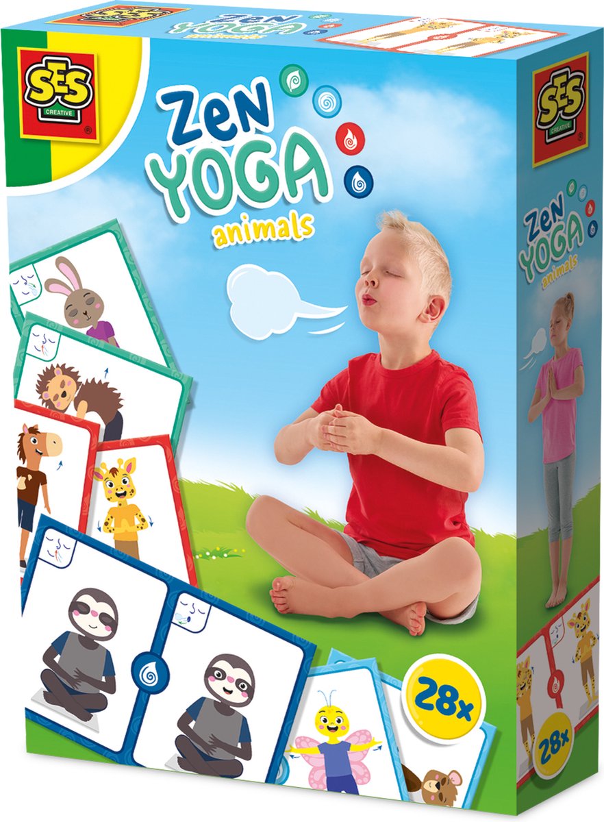 Ses Zen Yoga Tiere, 28 Teile.