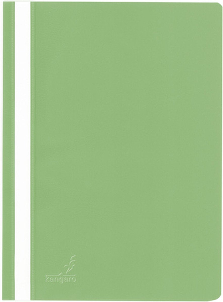 Kangaro snelhechtermap - a4 - pp - groen - krimp á 25 stuks - k-22037