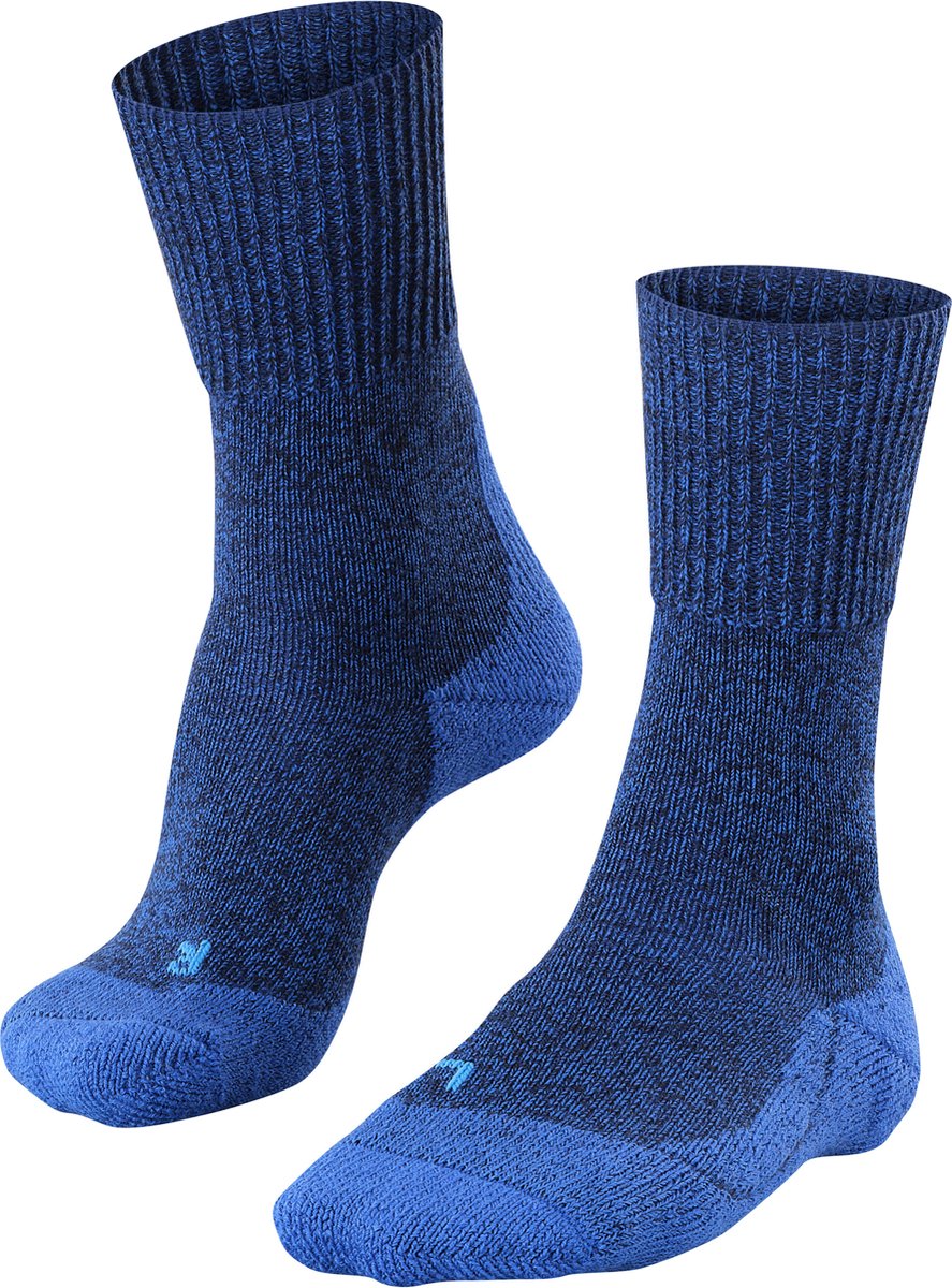 Falke TK1 Wool Anti-Blister Wandersocken aus dickem Woll-Funktionsmaterial Herren Blau - Größe 42-43