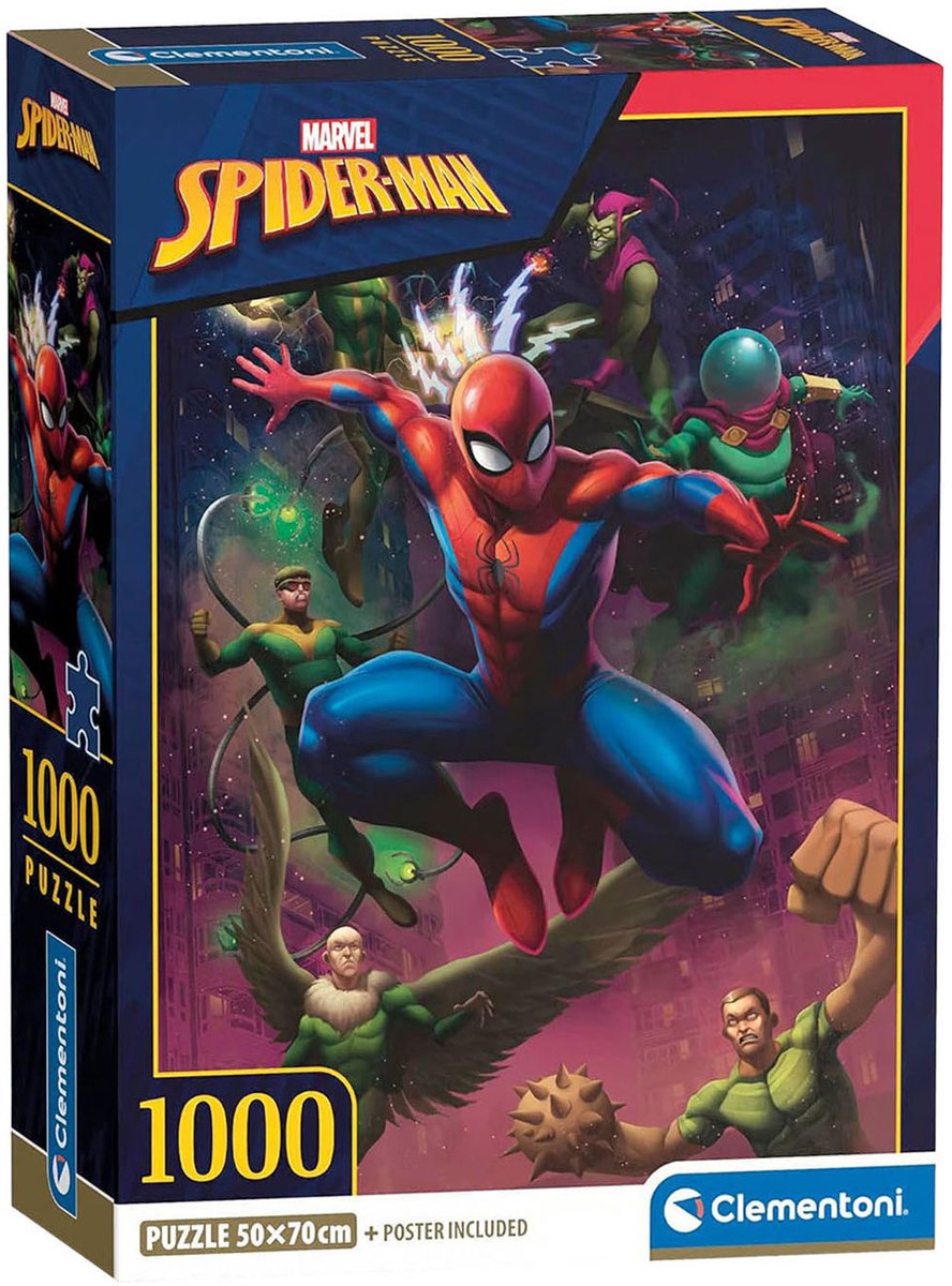 Clementoni Puzzle Spiderman – 1000 Teile.