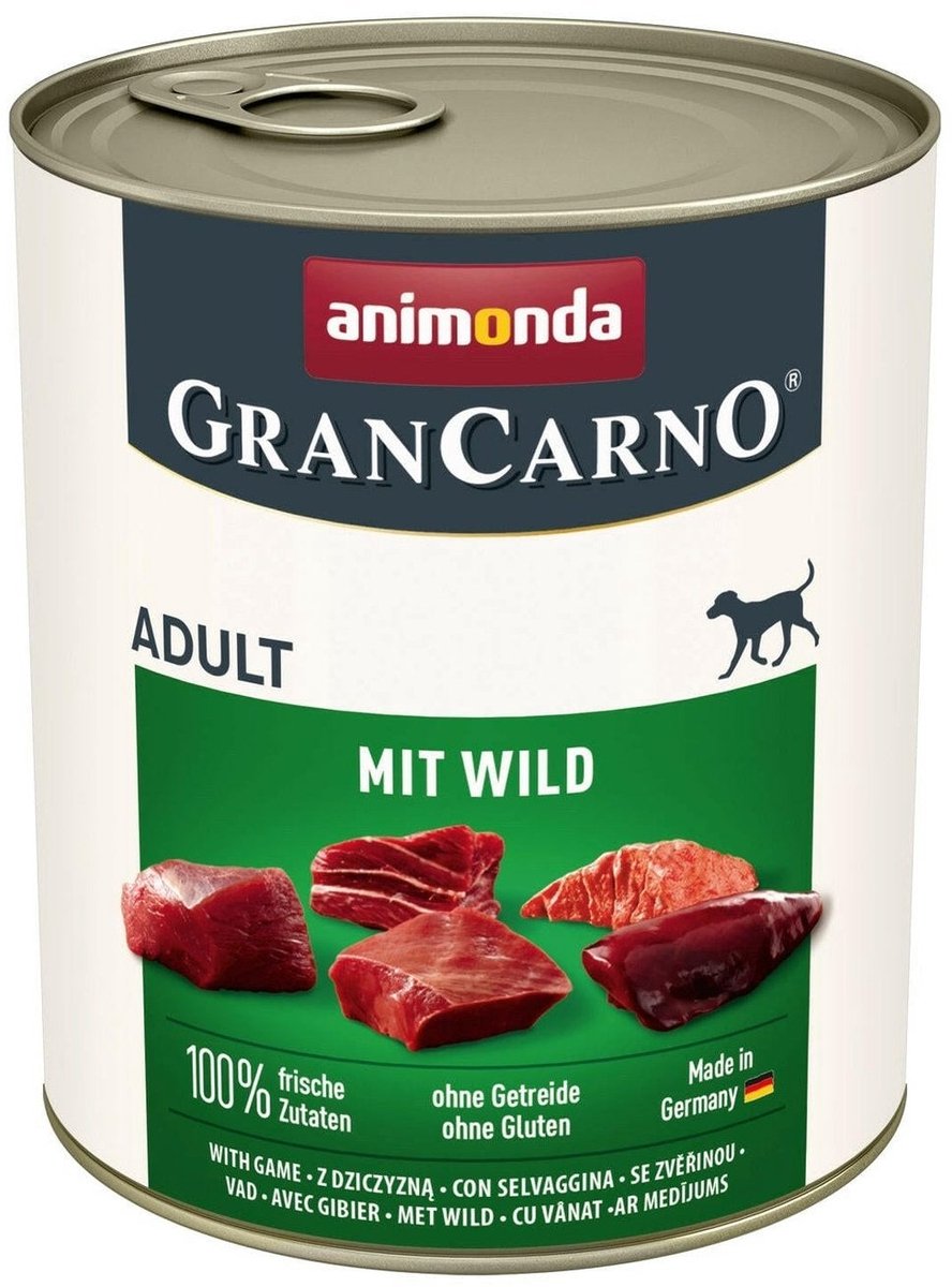 Animonda Grancarno Erwachsener 1x800g - mit Wild