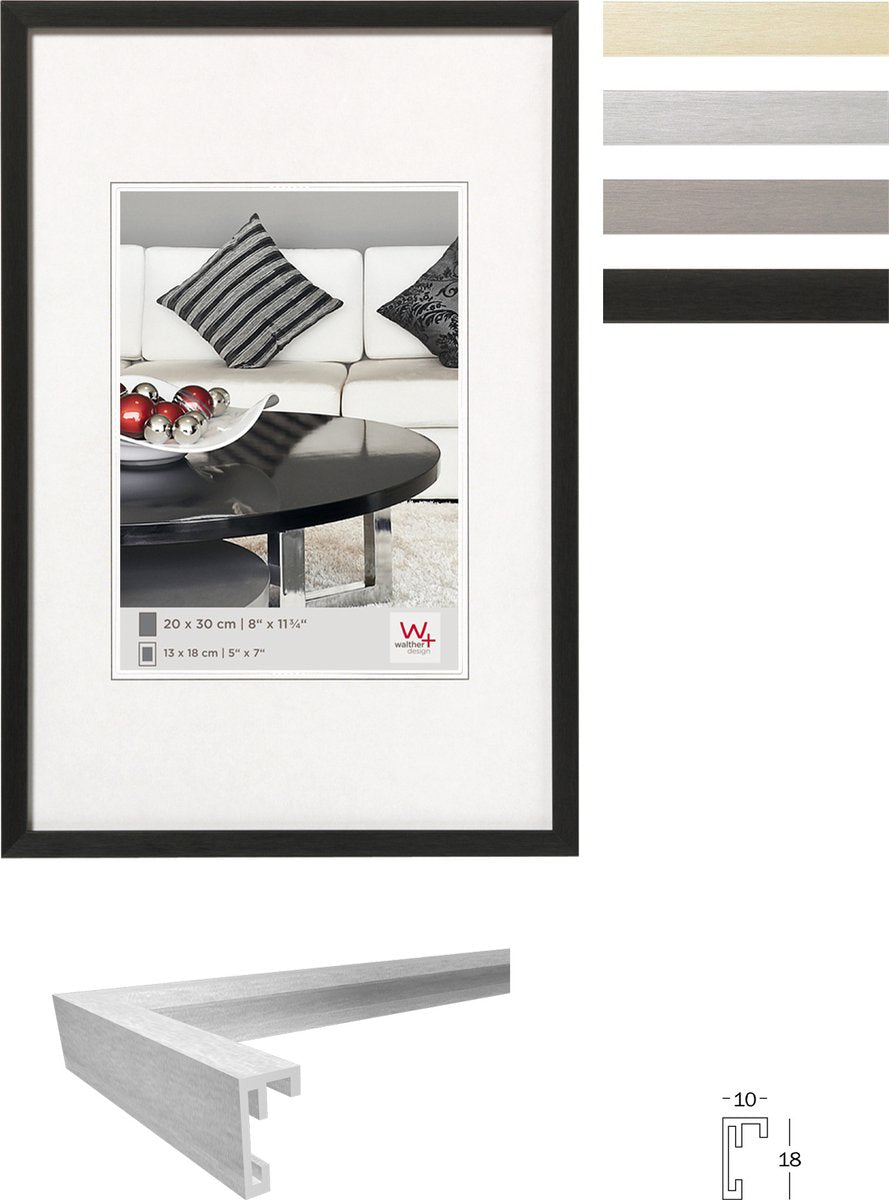 Walther Stuhl - Fotorahmen - Fotogröße 29,7x42 cm (Din A3) - Schwarz
