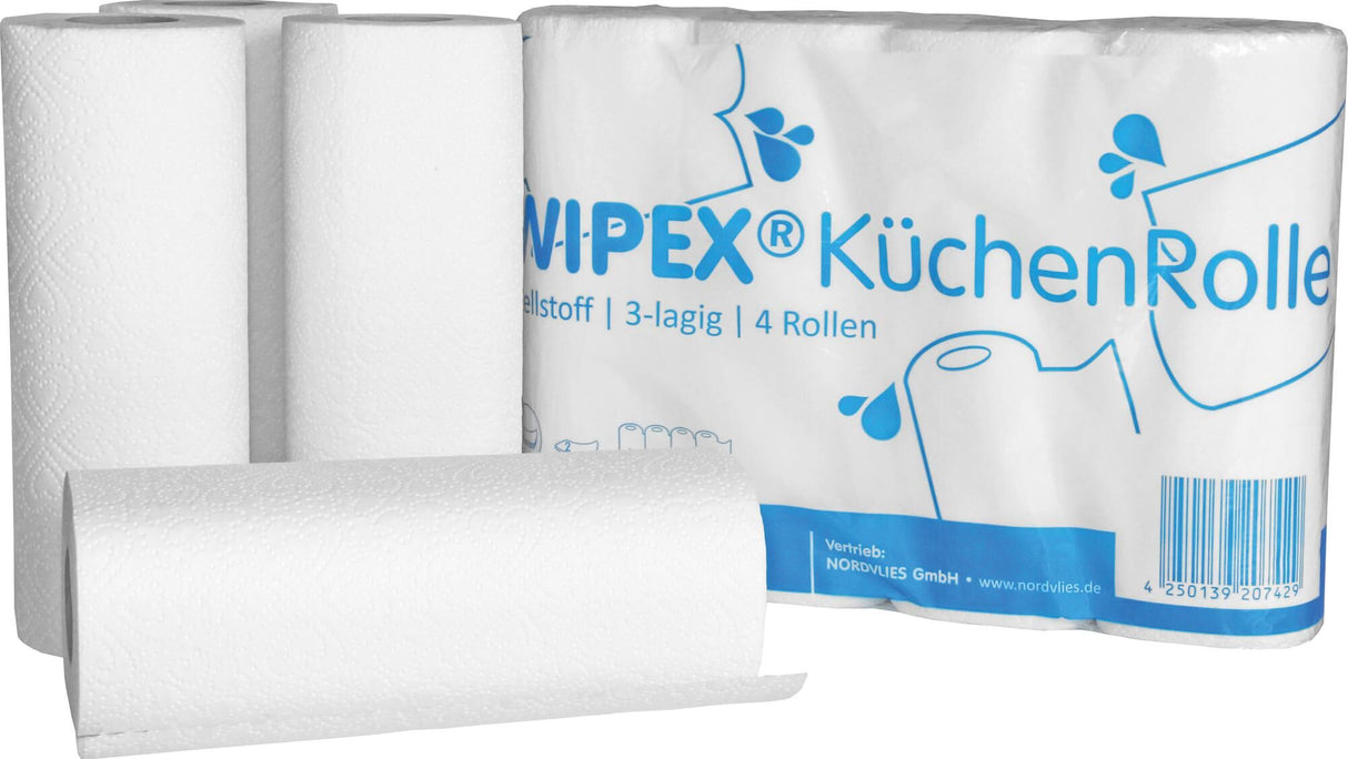 Nordvlies Küchenrolle Wipex Küchenrolle weiß 3lg Wipex 4x50 Tücher
