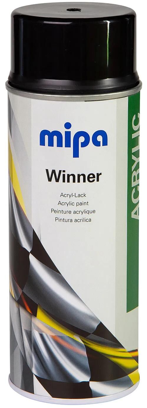 Mipa Autolack Gewinner Acryllack Schwarz Glanz 400 ml