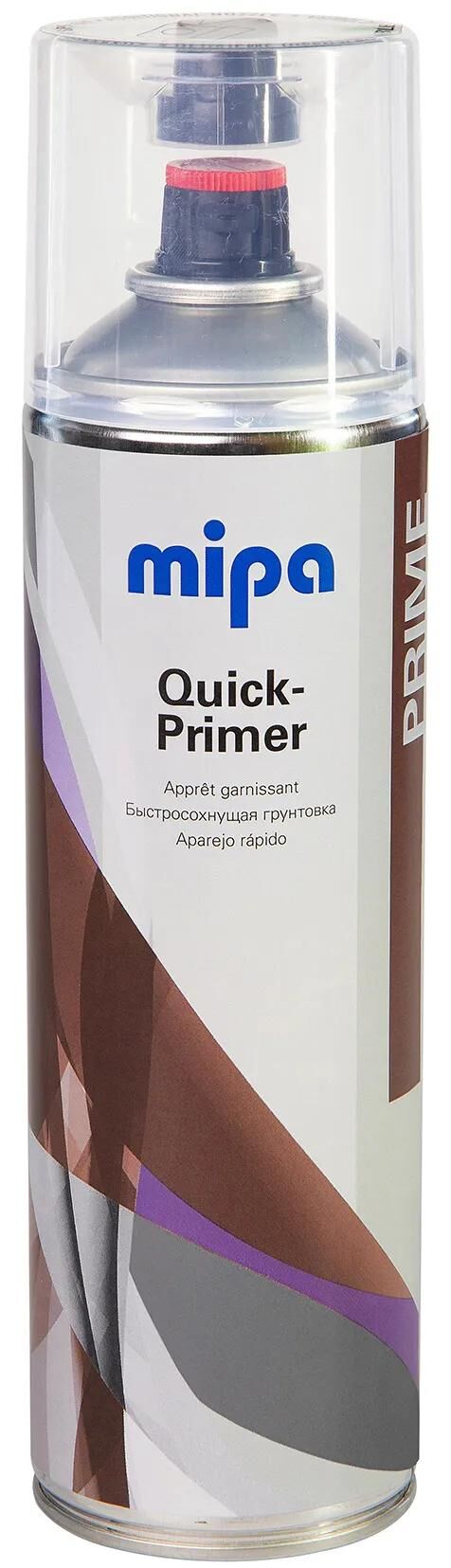 Mipa-Füller für Grundierung, Grundierspray. Schnellgrundierungsspray 500 ml dunkelgrau