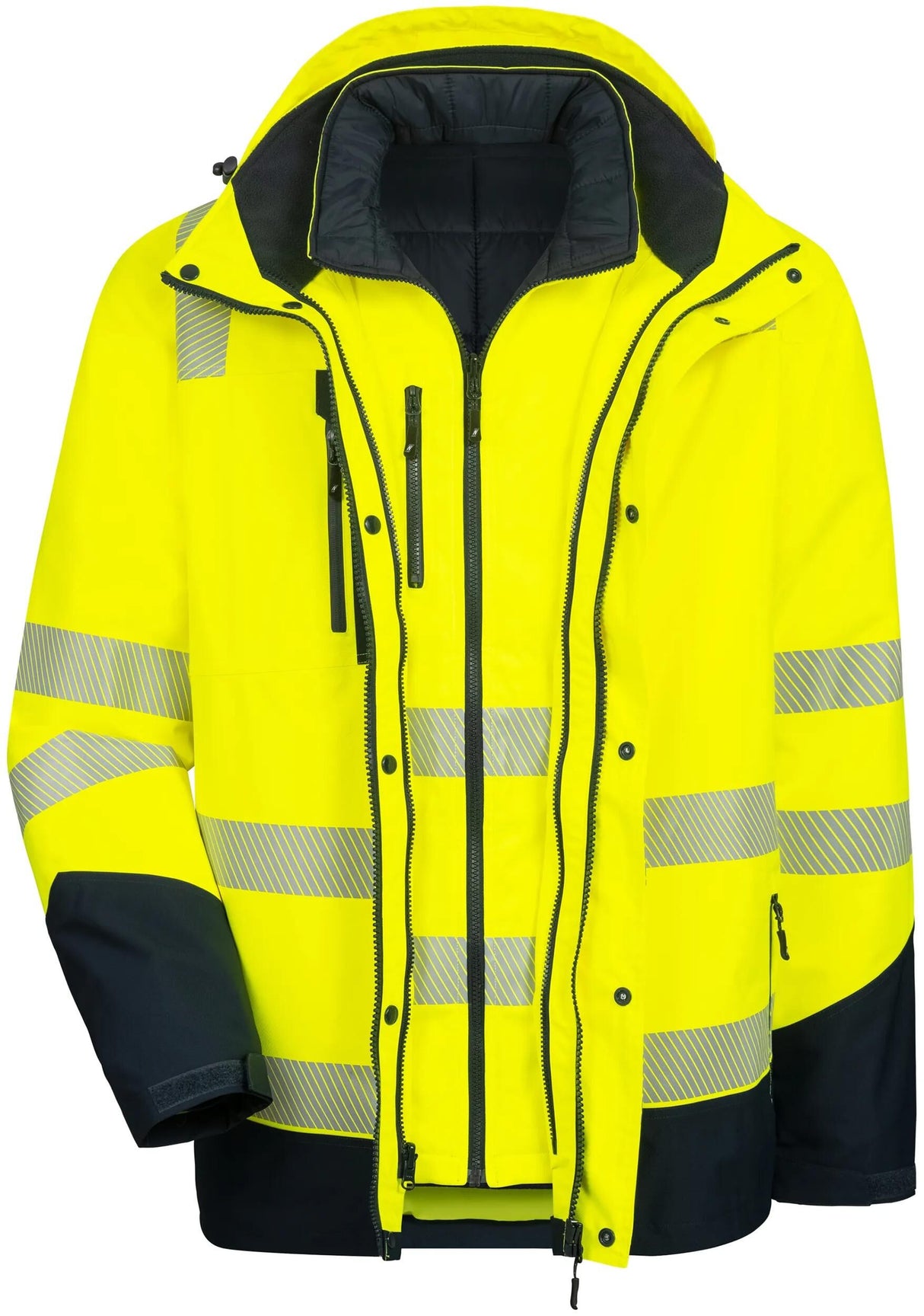 Nitras Sicherheits-Fluoreszenzjacke Motion Tex Viz Plus von Jacken Gr. l Nitras Motion Tex nämlich