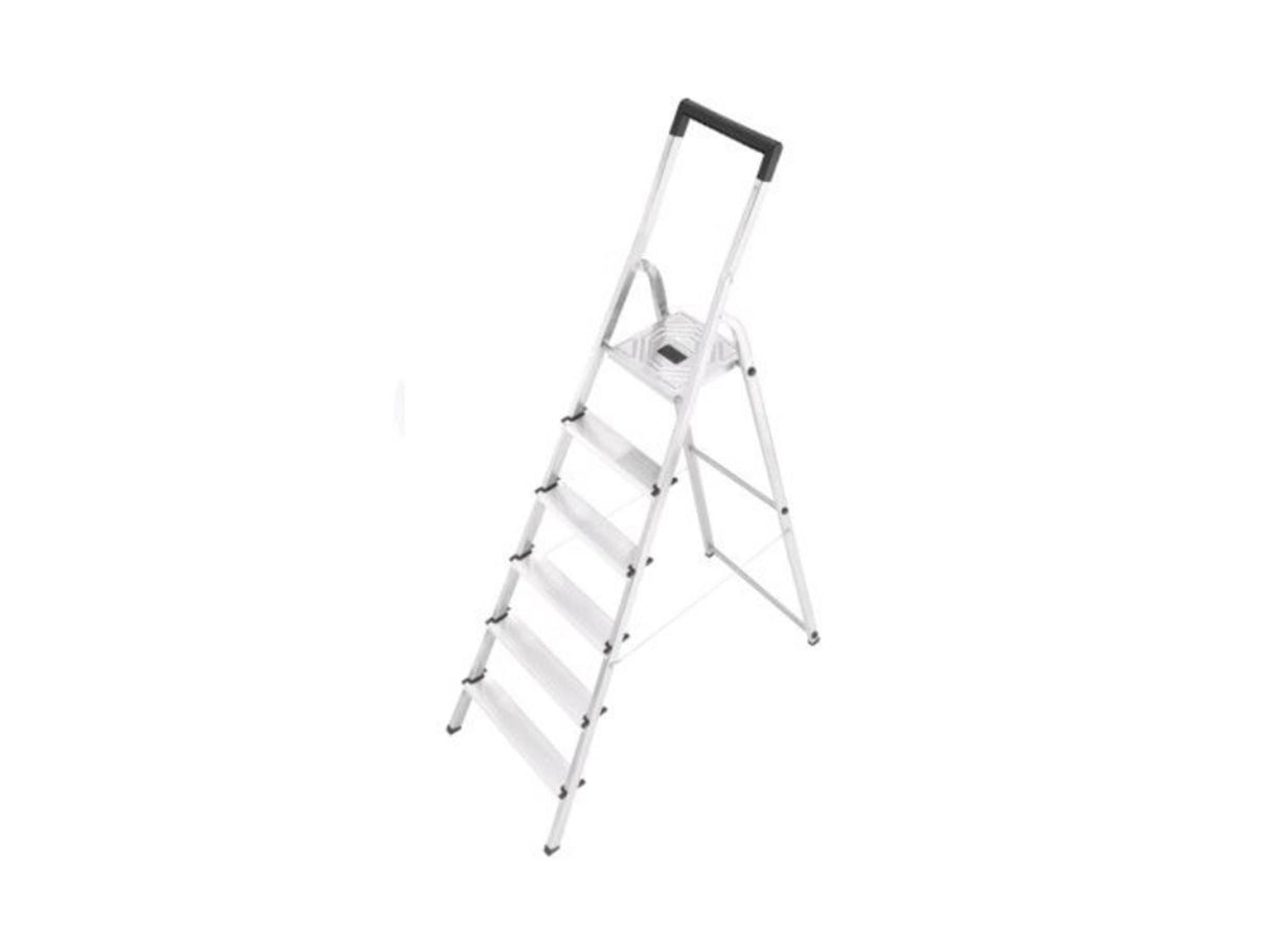 Hailo 8140-615 L40 Alu-Haushaltstreppe Hailo 6 Stufen