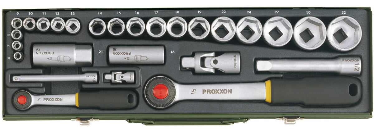 Proxxon Steckschlüsselsatz Steckschlüsselsatz 1 2 +1 4 (27-tlg.)