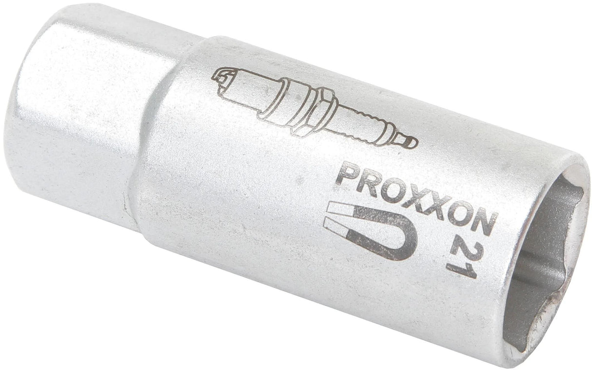 Proxxon Zündkerzensteckschlüssel 1 2 Endkerzeneinsatz mit Magneten 21 mm Proxxo