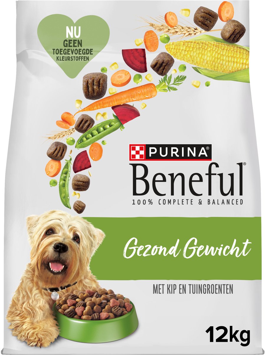 Wohltuendes gesundes Gewicht – Hundefutter Trockenfutter – Hühnergartengemüse – 12 kg