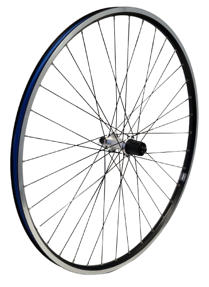 Kgs Kgz Hinterrad 28 Zoll (622) Kassette 8-10 V Felge und Speichen schwarz
