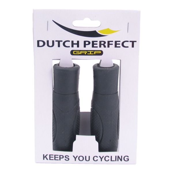 Stabiler Gummifahrradgriff, 80 cm, schwarz