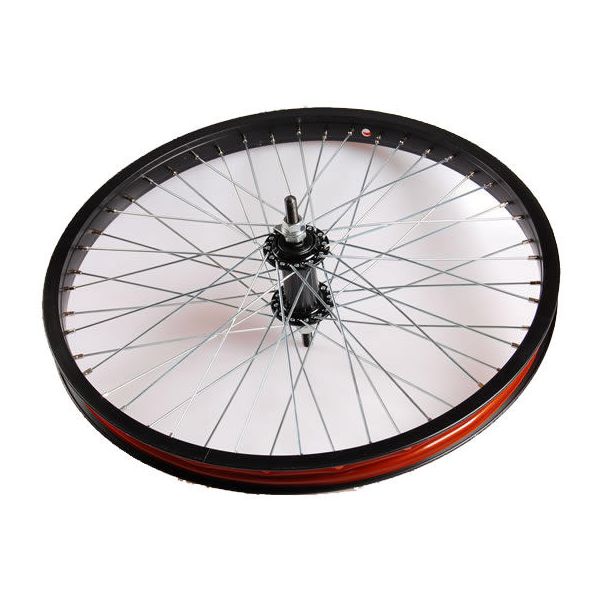 Vorderrad 20 x 1,75 Freestyle Aluminium 48 Spaaks - Schwarz