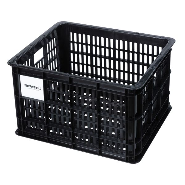 Basil Fahrradkiste M – mittel – 29,5 Liter – schwarz