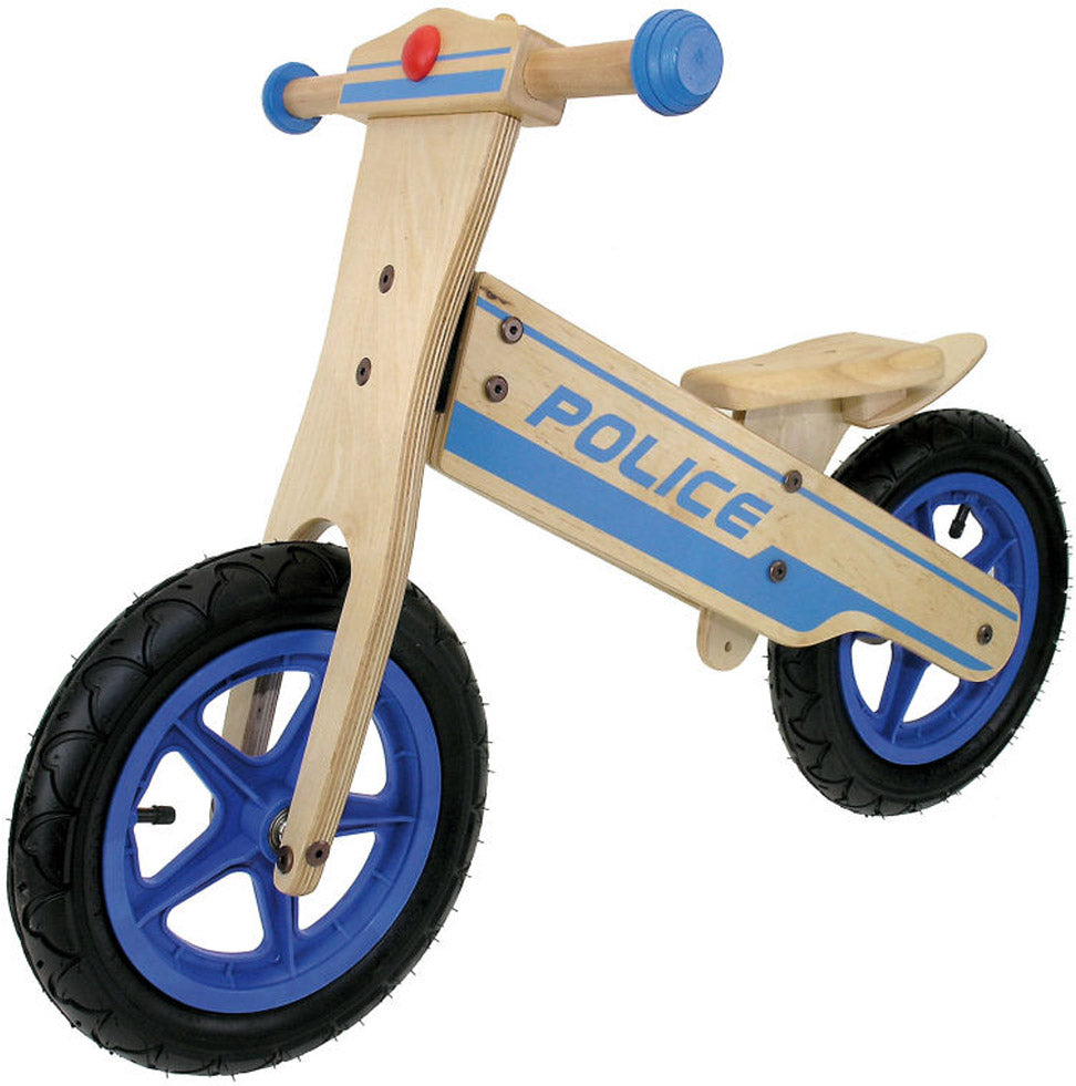 Balance Bike Wood Police