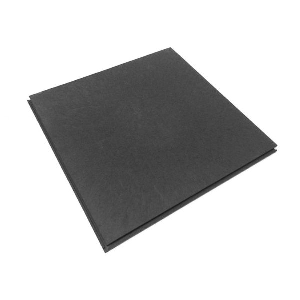 PVC -Bodenfliesen 50x50x1 jeweils - schwarz