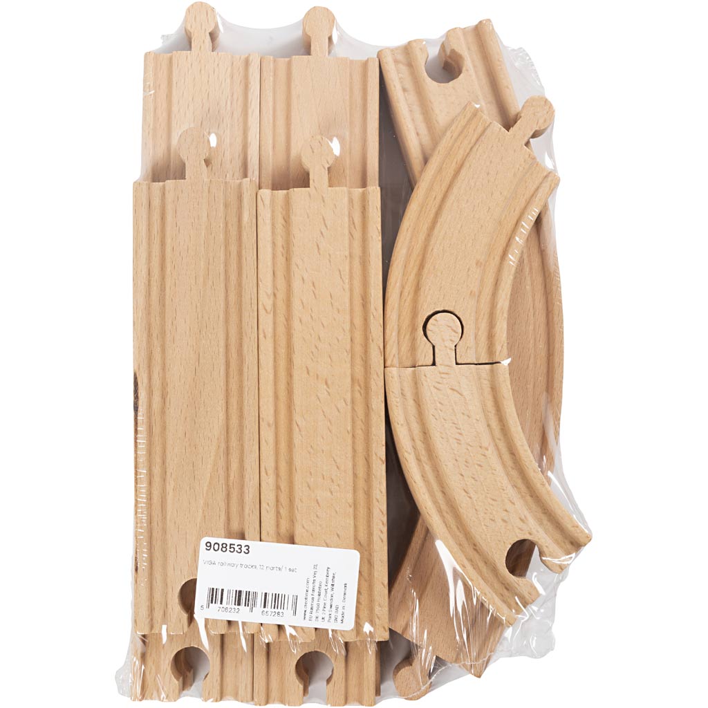 Viga-Eisenbahn, 12 Teile 1 Set