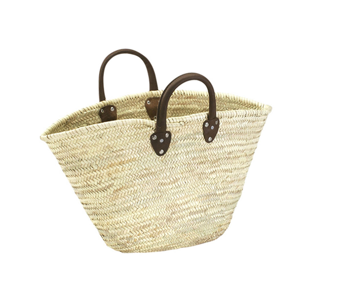 Source Balance Palmblatt-Tasche mit kurzem Ledergriff