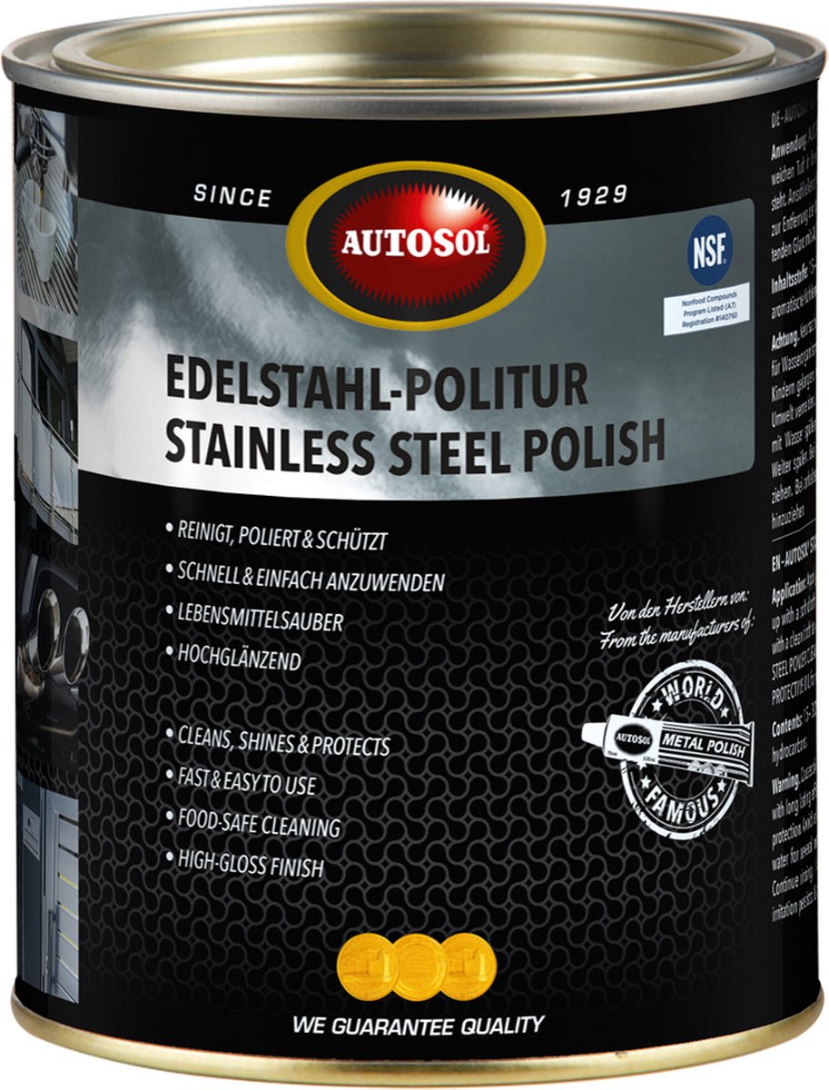 Autosol Polierpaste für Edelstahl – 750 ml