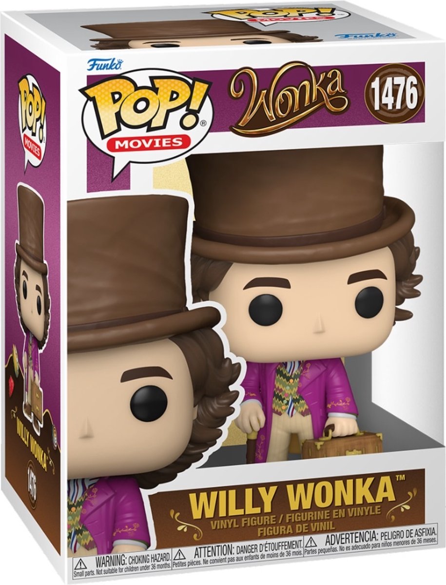 Funko-Popfilme: Wonka – Willy Wonka – 9,5 cm – #1476