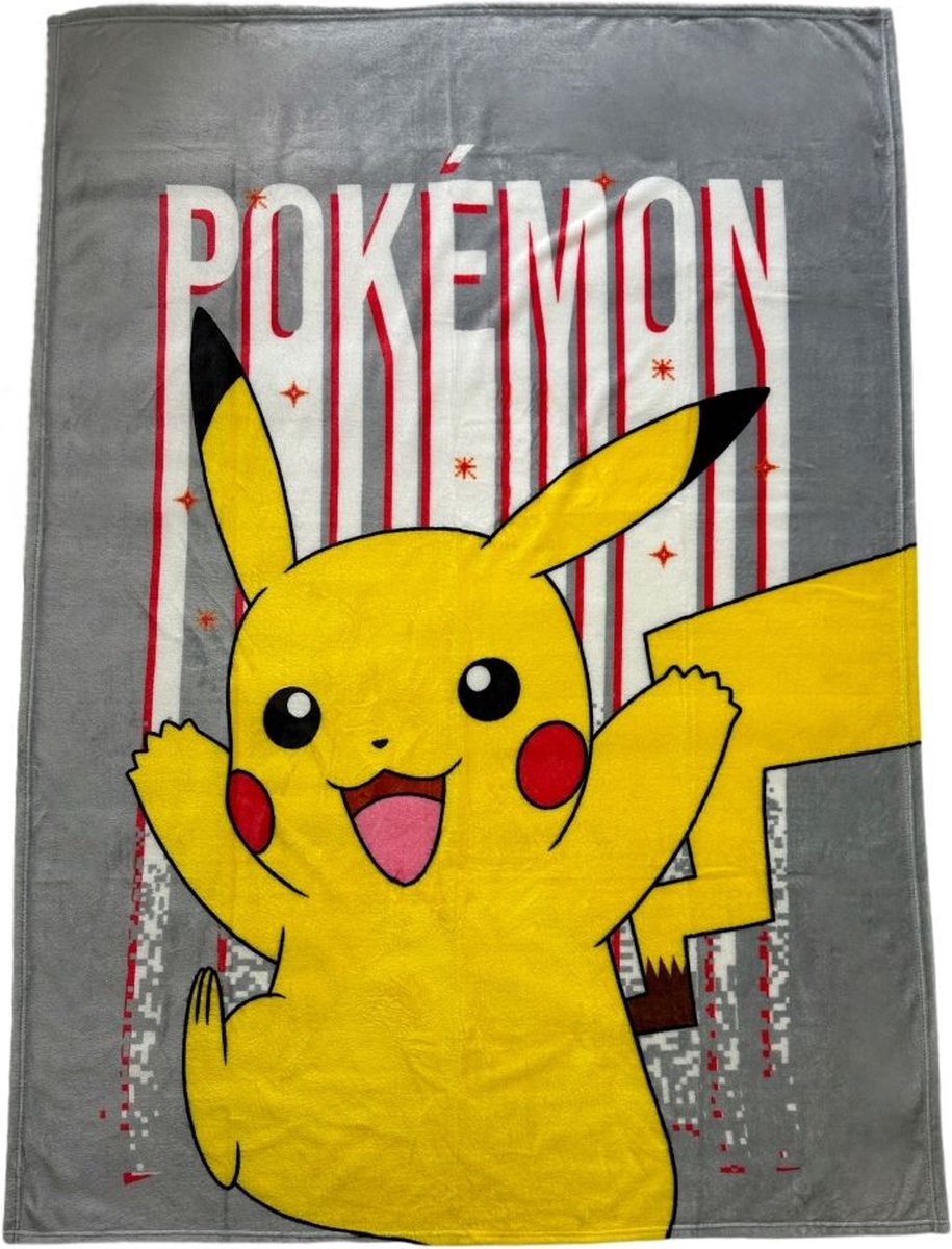 Konix Pokémon - Fleecedecke - 130x180cm (kariert)