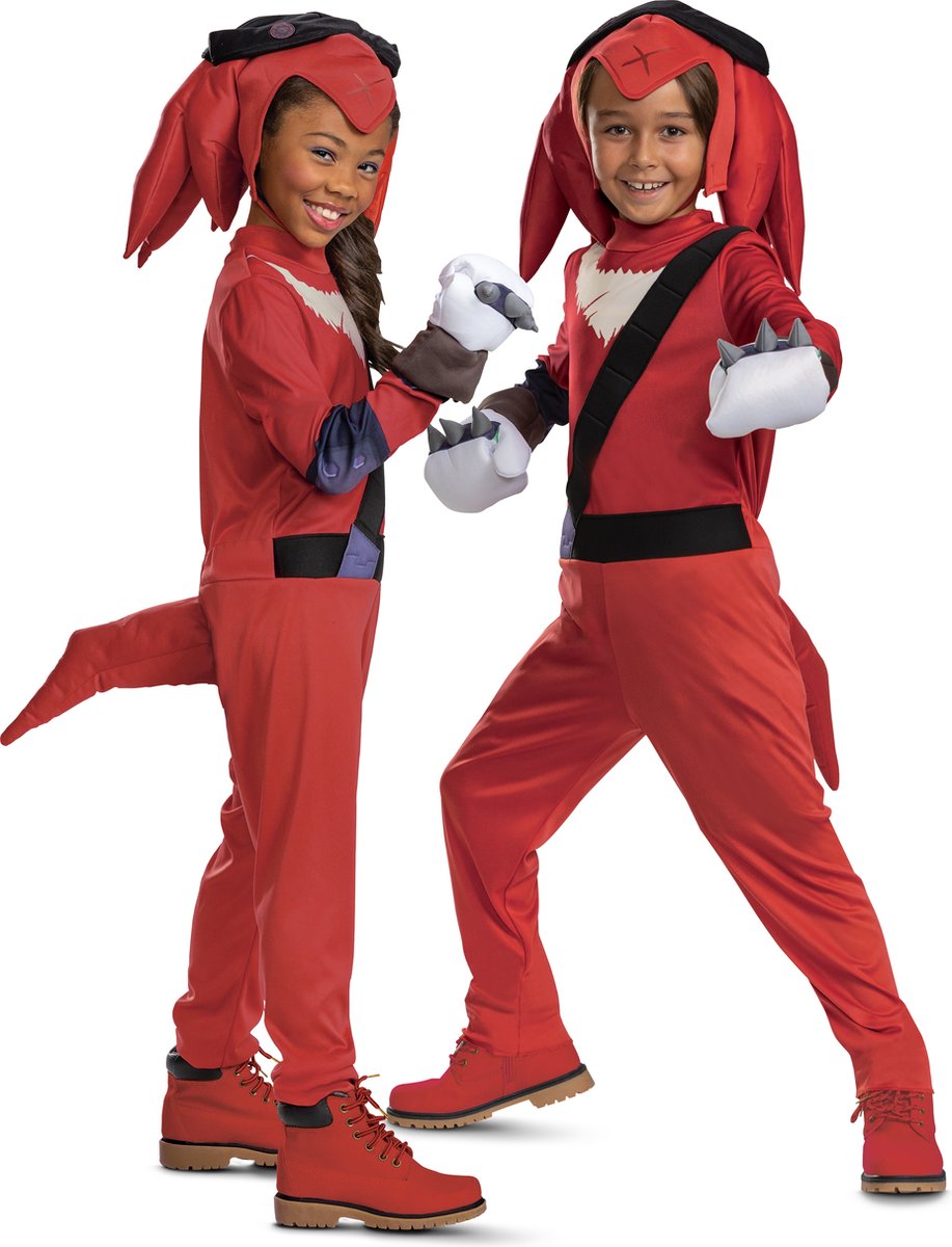 Verkleidung Sonic Movie 2, Knuckles Fancy Dress Up, Größe XS (3T-4T Jahre), Jungen