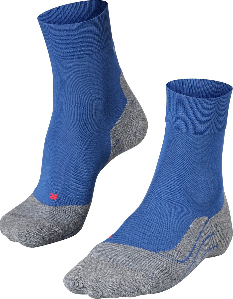 Falke ru4 Anti-Blister Baumwoll-Funktionsmaterial Laufsocken Herren Blau – Größe 39-41