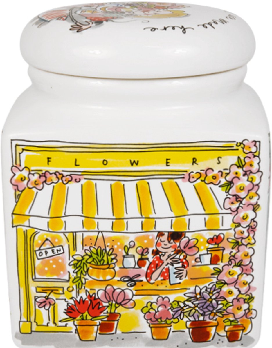 Blond amsterdam , even bijkletsen: storage jar shop 16x20 cm